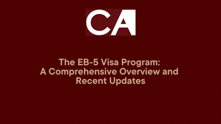 The EB-5 Visa Program: A Comprehensive Overview and Recent Updates banner image