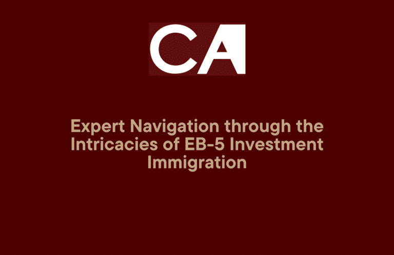 Expert Navigation through the Intricacies of EB-5 Investment Immigration banner image
