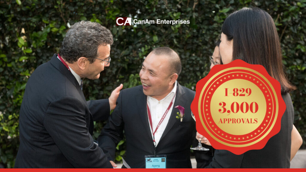 CanAm Enterprises celebra 3.000 Cart&otilde;es Verdes Permanentes para Investidores EB-5