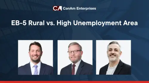 EB-5 rural vs high unemployment area