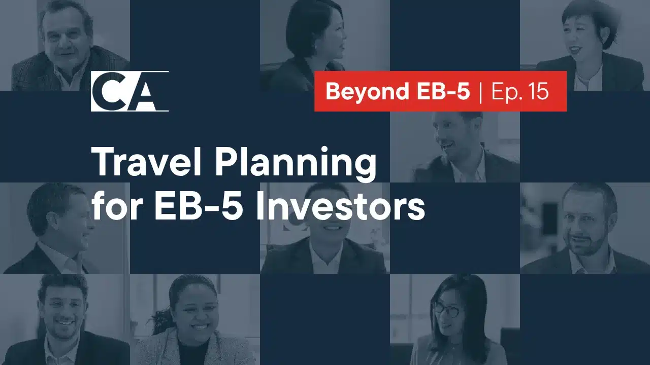travel planning for eb-5 investors