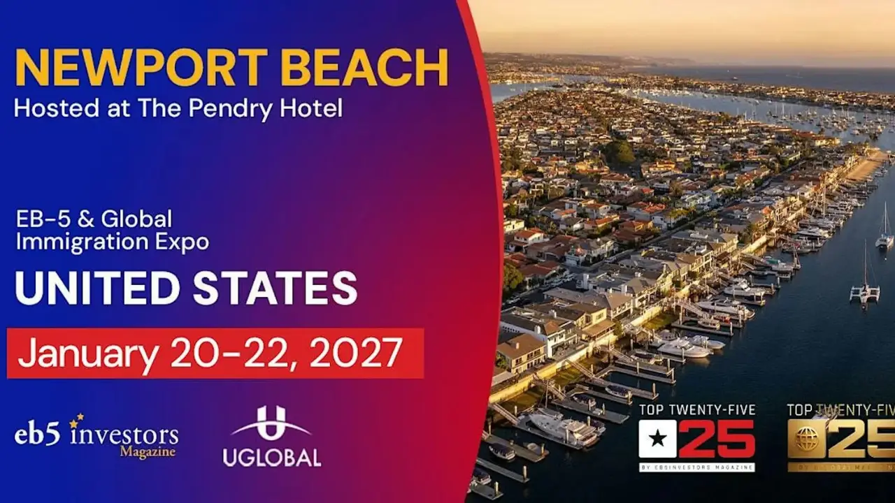 Triển lãm Nhập cư Toàn cầu & EB-5 năm 2027 tại Newport Beach